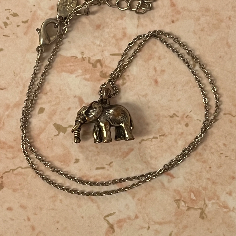 Elephant Pendant Necklace